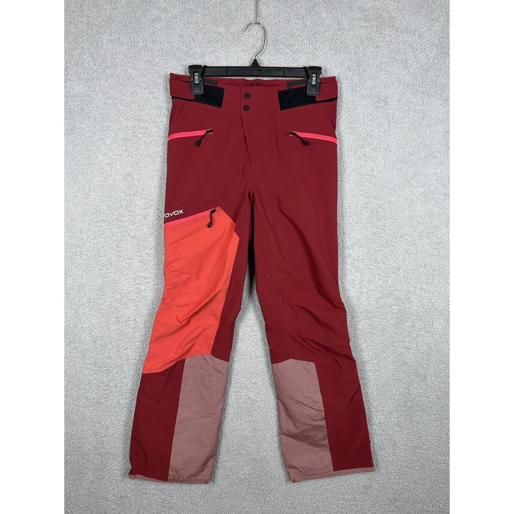 Ortovox Westalpen 3L Womens Outdoor Pants‎ Colorblock Red Size S